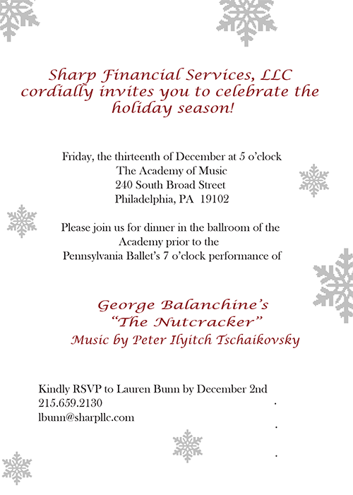 Holiday Invite 2013