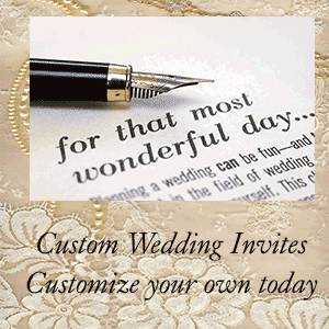 Custom Wedding Invitations - Come In and Customize your own